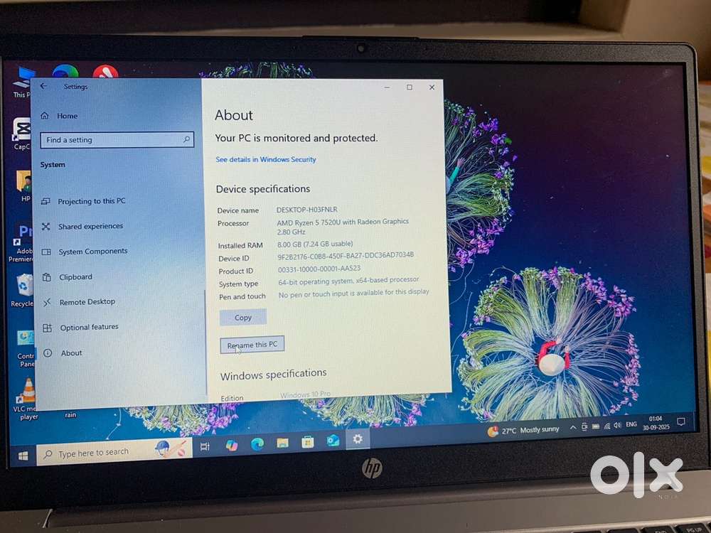 HP LAPTOP AMD RYZEN 5