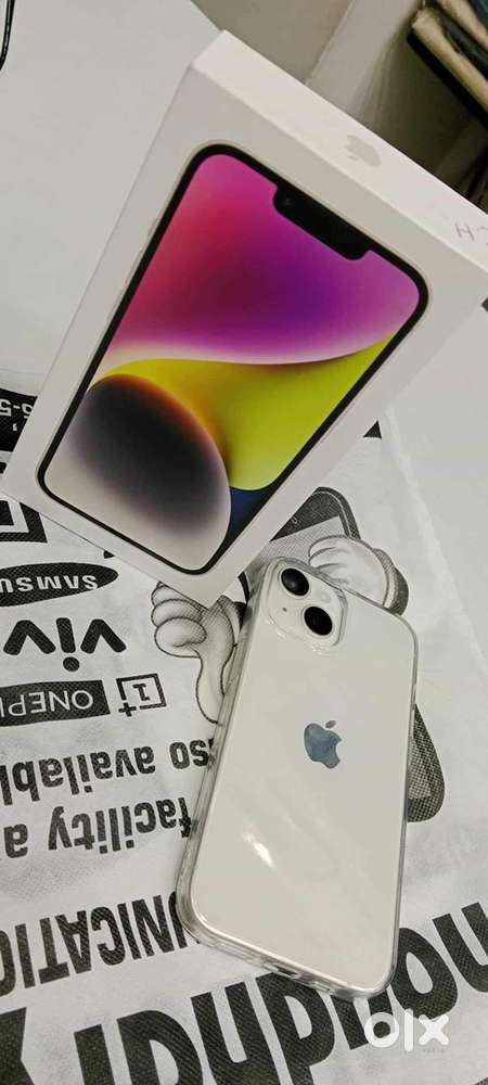I phone 14 128gb white colour