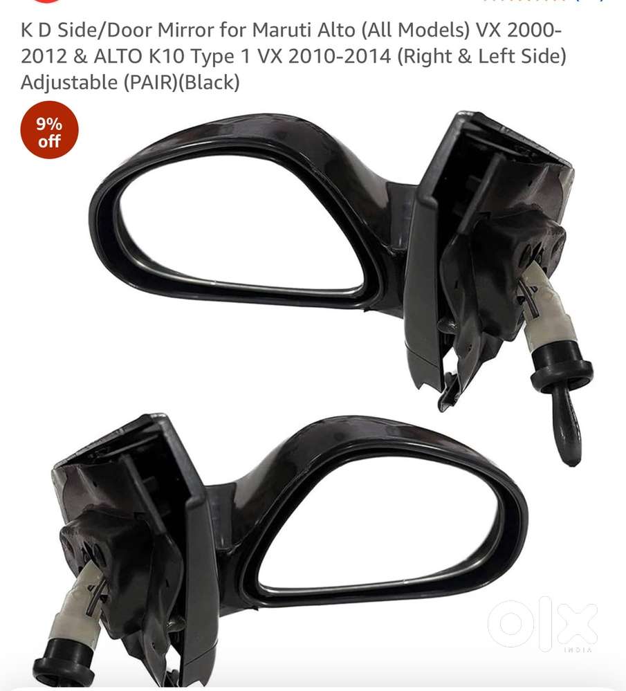 Alto K10 2010 Side mirrors-New (fresh piece)