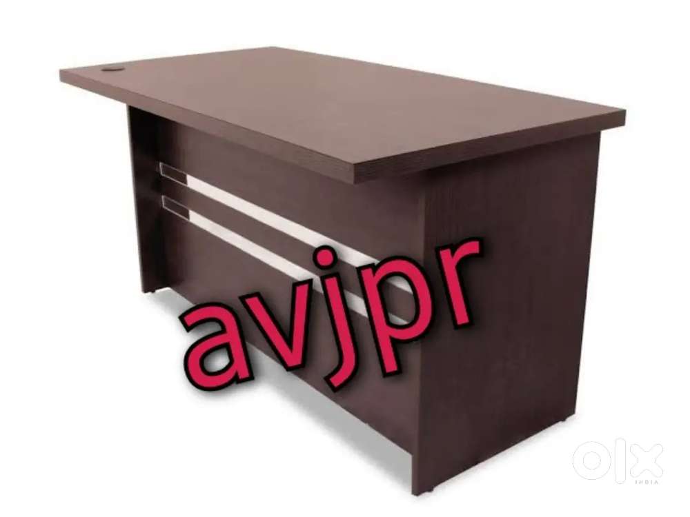 New wooden designer front office table reception table