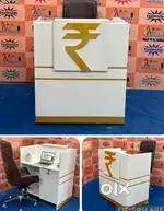 Reception tables with logo and all kinds of office tables straight fro
