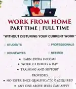 Work opportunity for 18 + Person.
