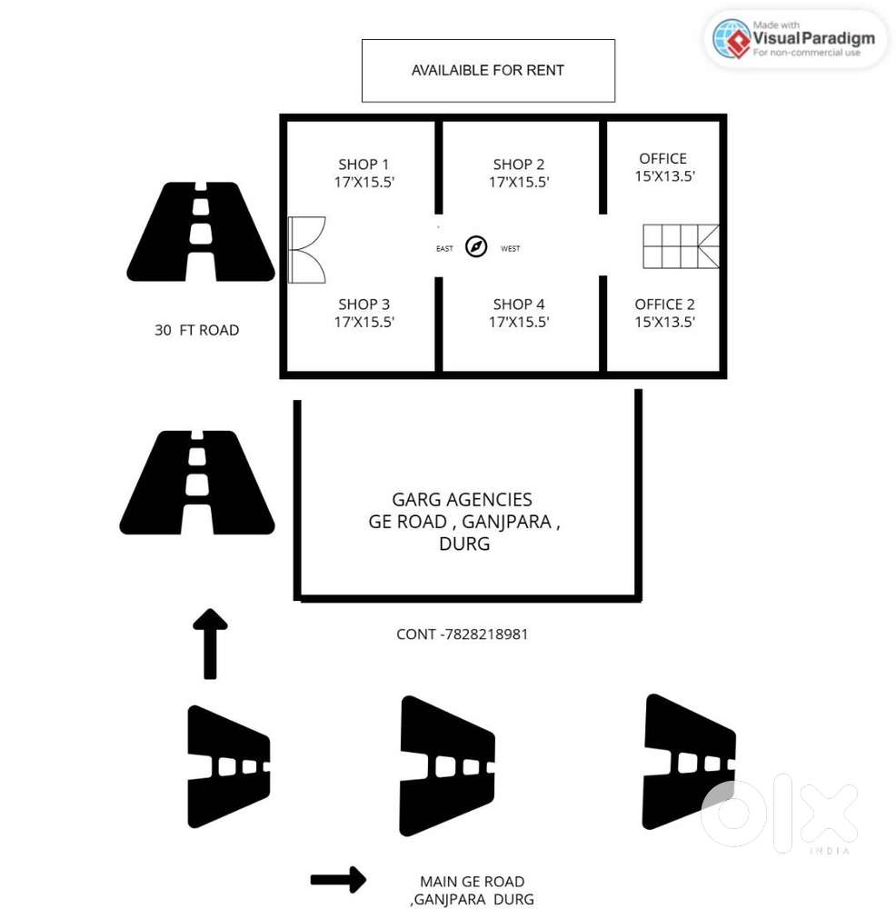 गंजपारा , दुर्ग में किराये से देना है