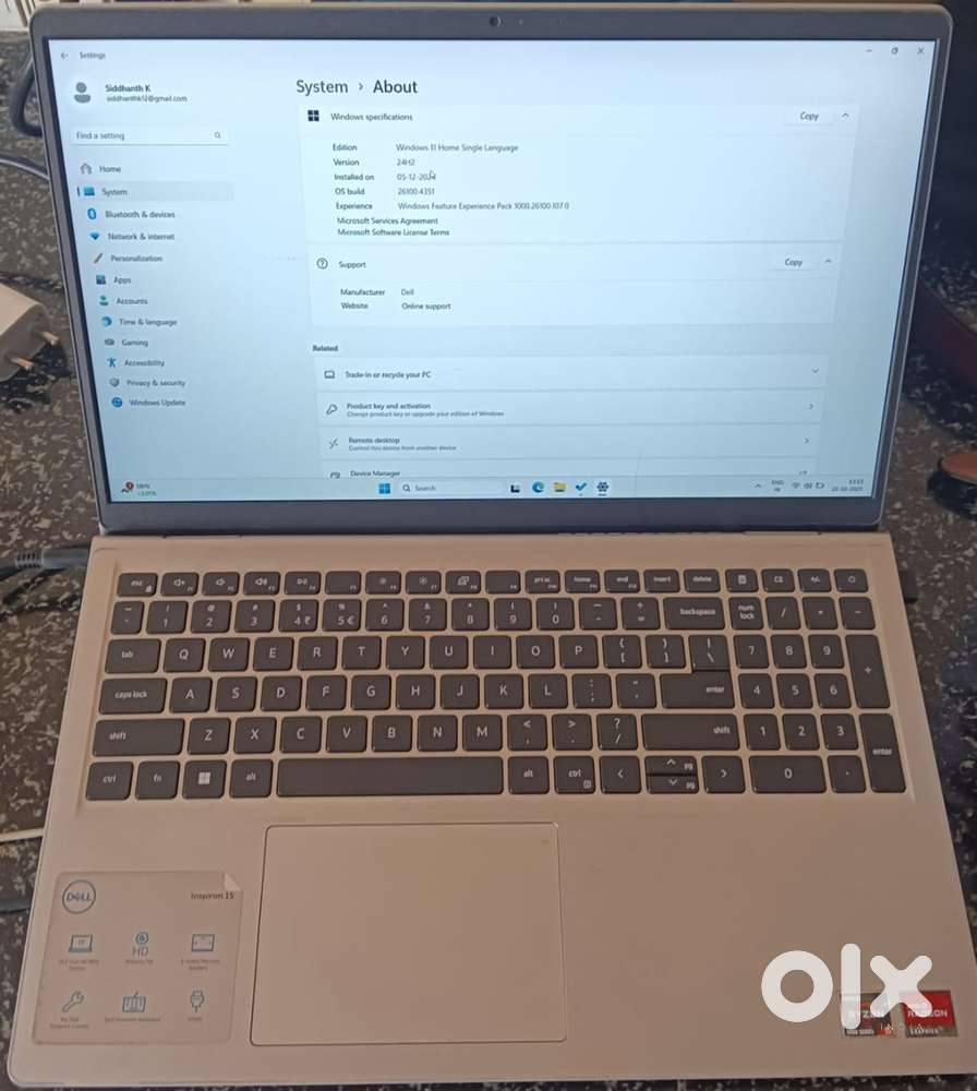 Dell Inspiron Series AMD Ryzen 5 5500U with Radeon Graphics