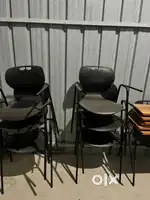 Bench and Chairs, Whiteboard, Partition