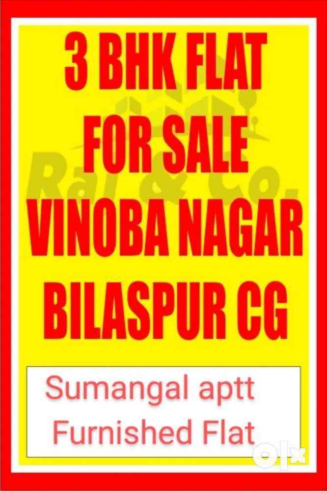 Sumangal aptt link road bilaspur cg 3bhk flat video available