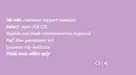 Customer Support Executive