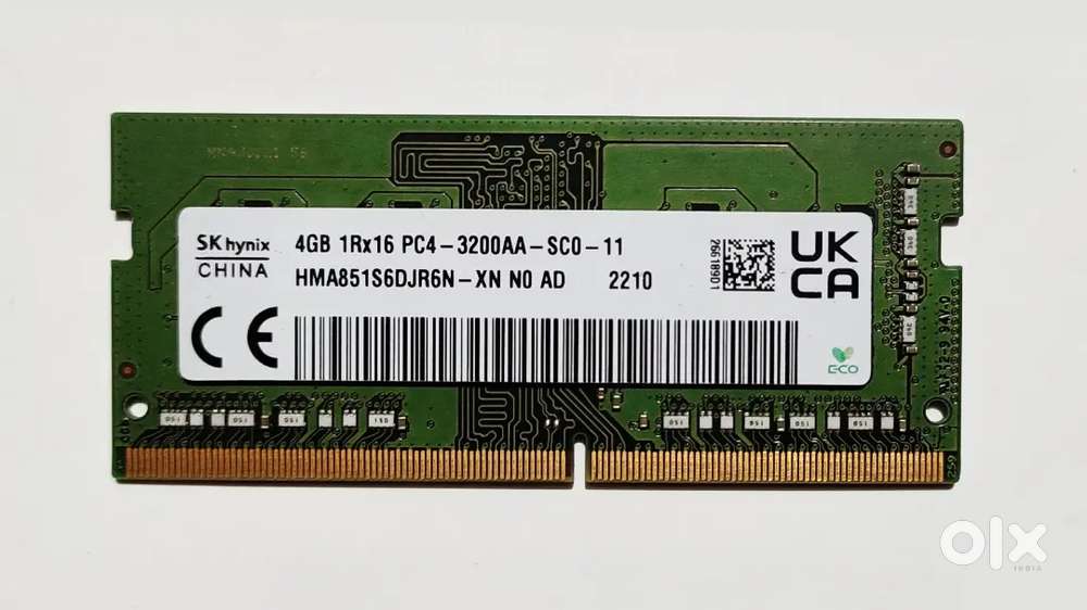 4 GB DDR4 Laptop Ram (3200 MHz)