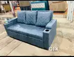 Simple and unique 3 seater sofa cumbed