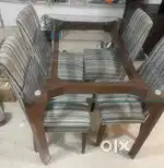 3 Seater + 2 * 1 Seater Sofa, Dining Table with chairs (4) , Bar unit