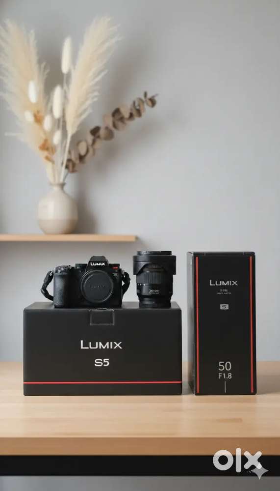 Urjent selling Lumix S5  camera, 20-60 mmle s and 50mm lens