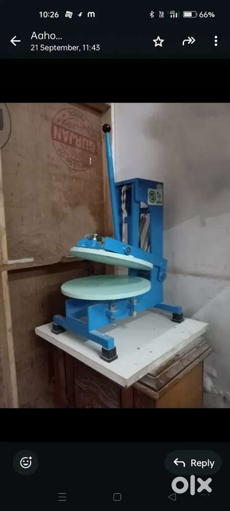 Bhakri manual machine