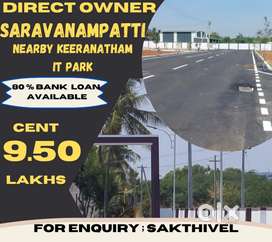 Dtcp Plot sale @ Cbe in keeranatham