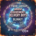 NEED DELIVERY BOY IN PATNA BIHAR
