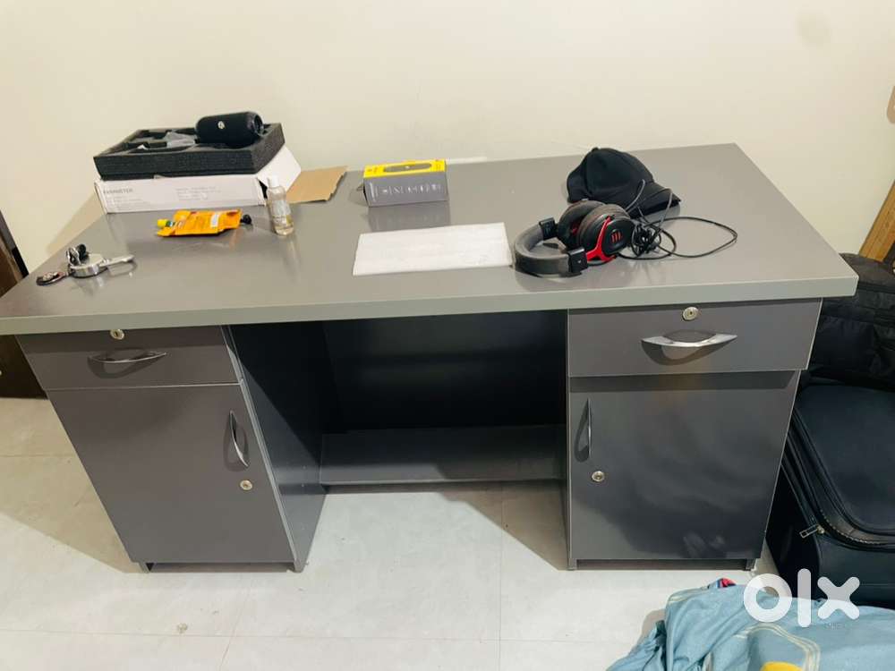 Almost Brand New Grey Wooden Table for Sale