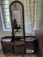 Wooden Dressing table with seat