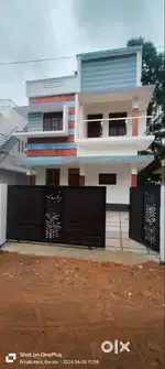 3.50 cents plot with 1550 sqft 3 bhk house for sale at Puthiyakavu.