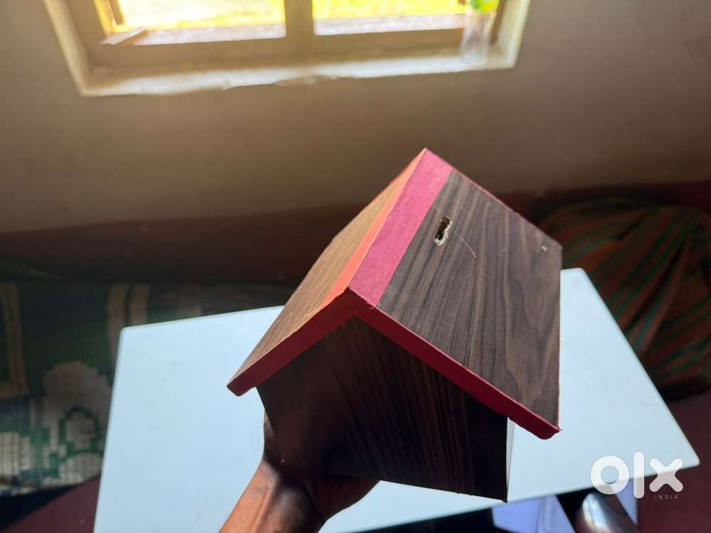 Wooden custom handmade piggy bank