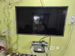 36 LG TV with setup box and Dish