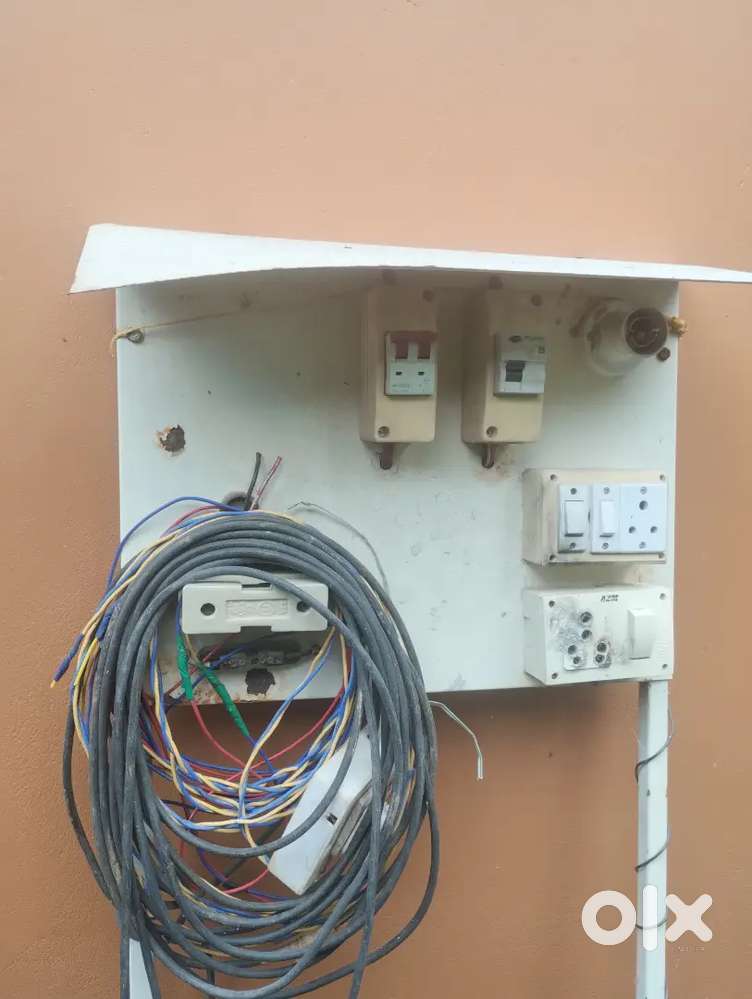Used temporary meter board