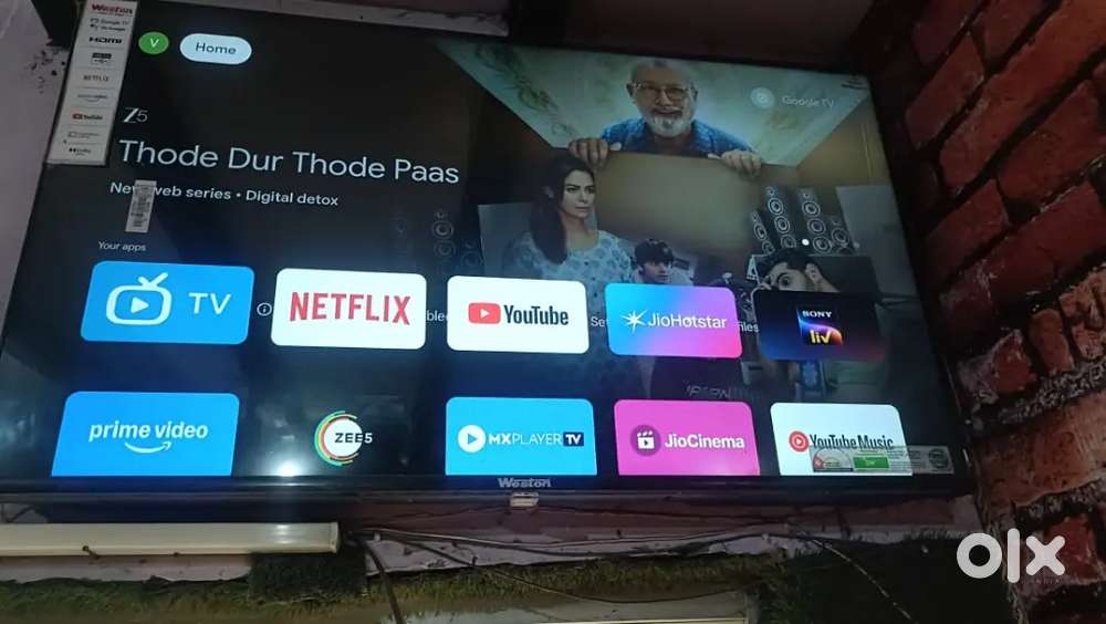 Weston android plus google TV 43inch