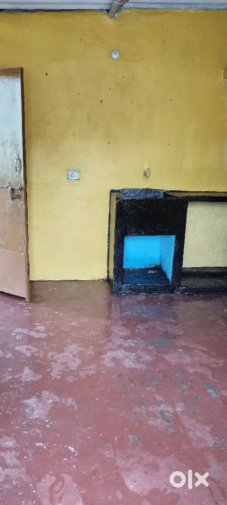 Single room with attached bathroom
