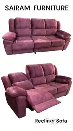 Sairam Furniture new model 3 seater luxury Recliner sofa factory price