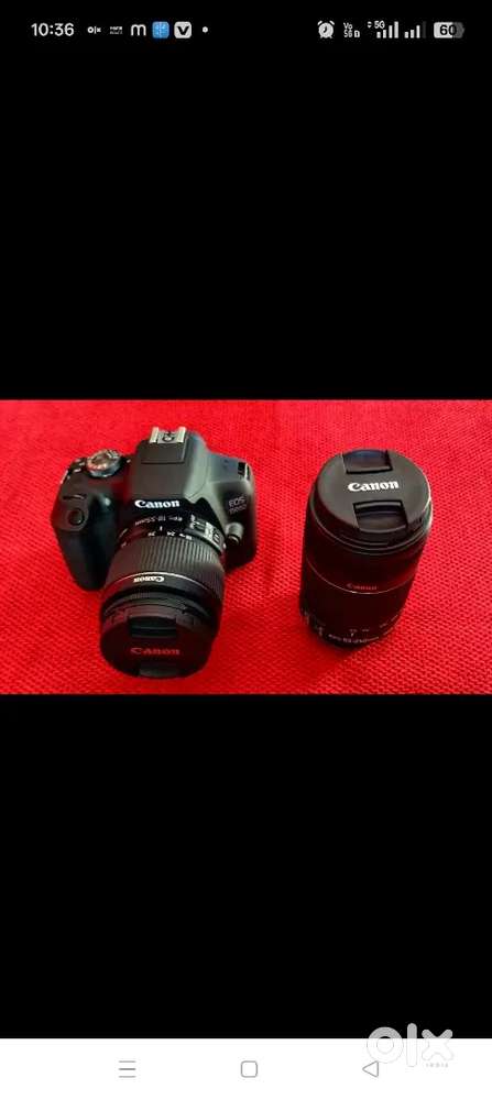 Canon 1500d dual lens kit
