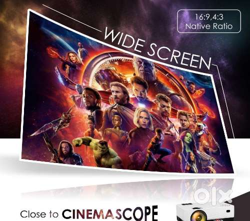 RDD5 projector 3D 4K wifi smart youtube live tv usb hdmi 145 inch size