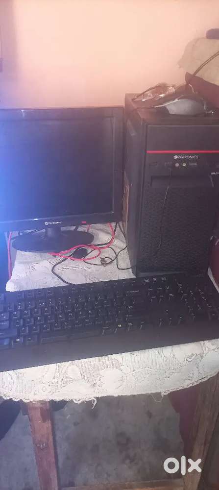 Zebronics pc desktop i3 256 storege