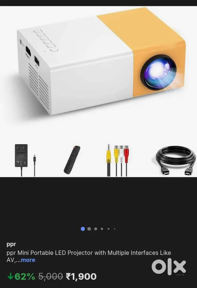 Excellent condition projector new one