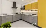 स्टाइलिश मॉड्यूलर किचन अब सिर्फ ₹29,990/- से, EMI सुविधा उपलब्ध
