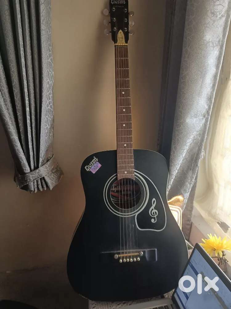 Unused guitar for sell black colour