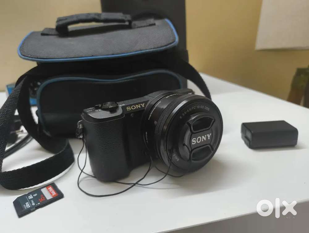 Sony Alpha A5100 Mirrorless Camera + 16GB SD Card + Sling Bag