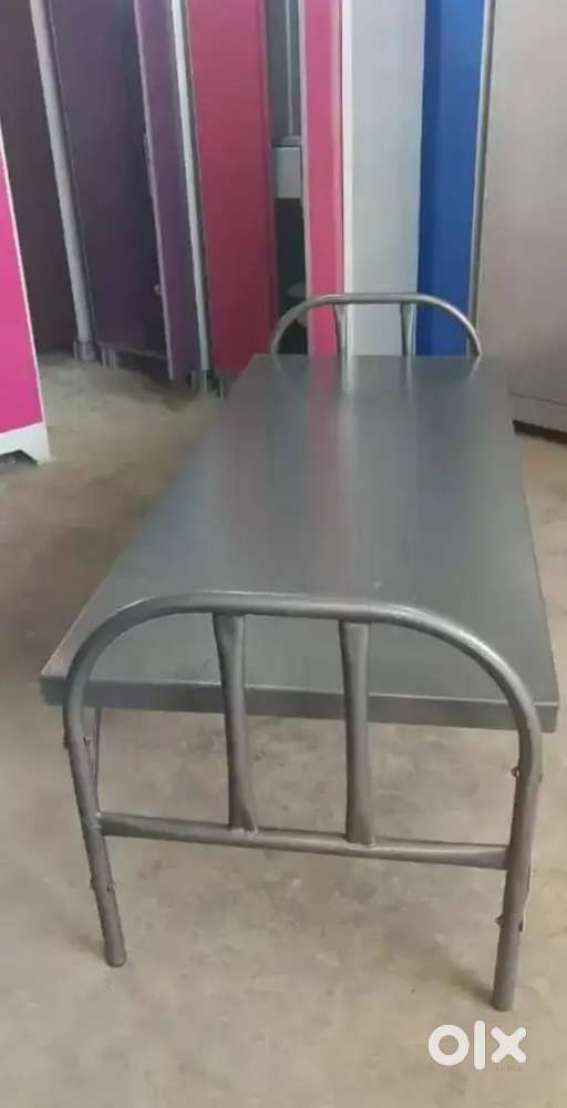 Folding Metal Cot of Size : 6×2.5ft
