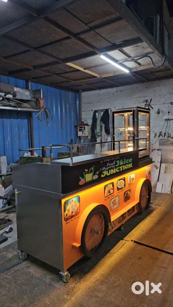 TEA COUNTER COFFEE CART, PANI PURI, CHAT, GOBI, SAMOSA, JUICE, MOMO