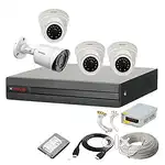 10% off CP PLUS 4 Channel HD DVR Outdoor Camera 4pc setup  rs 14499