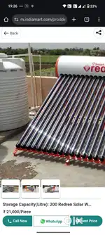 Solar water heater 3 broken paili moving