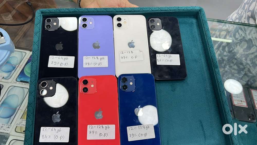 I phone 12 128 gb all colour available (jain mobile)