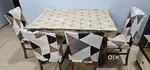 Dining Table 4 seater with top and chairs cover