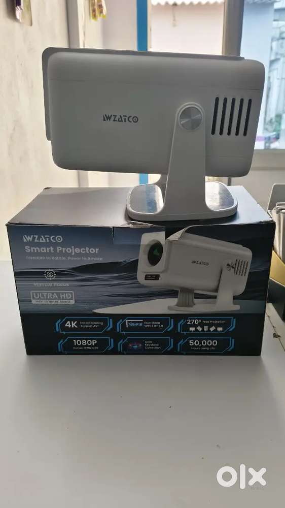 WZATCO Yuva Go Pro 4K Smart Projector