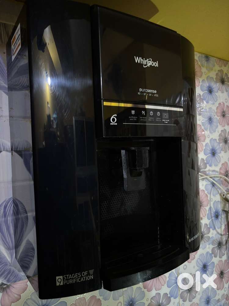 Whirlpool Purasense 7L RO + UV + UF + TDS water purifier top cpndition