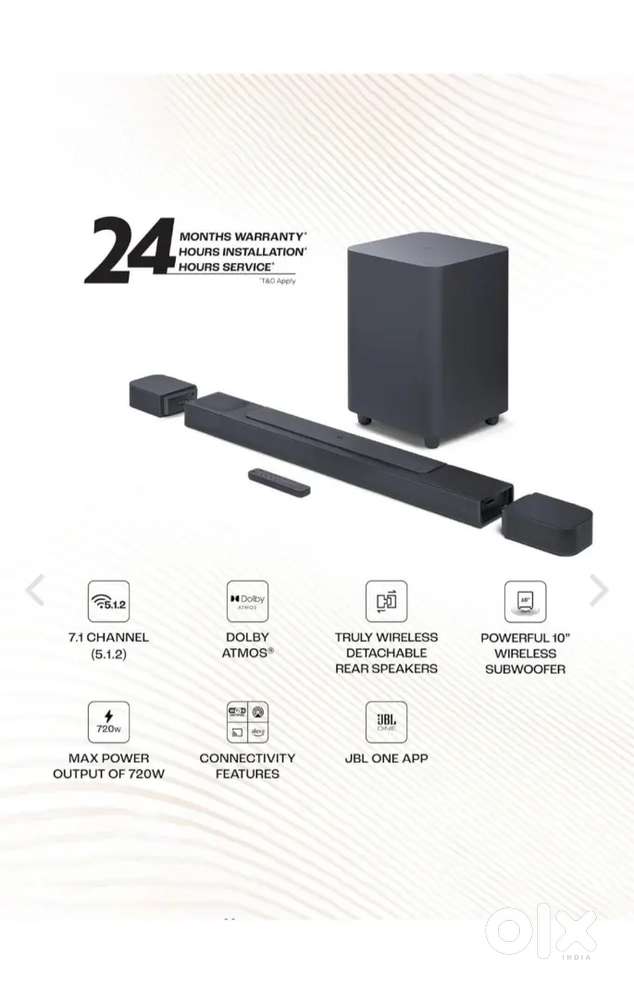 New JBL BAR 800 Pro (Unboxed) With Bill and 2 Years Warranty