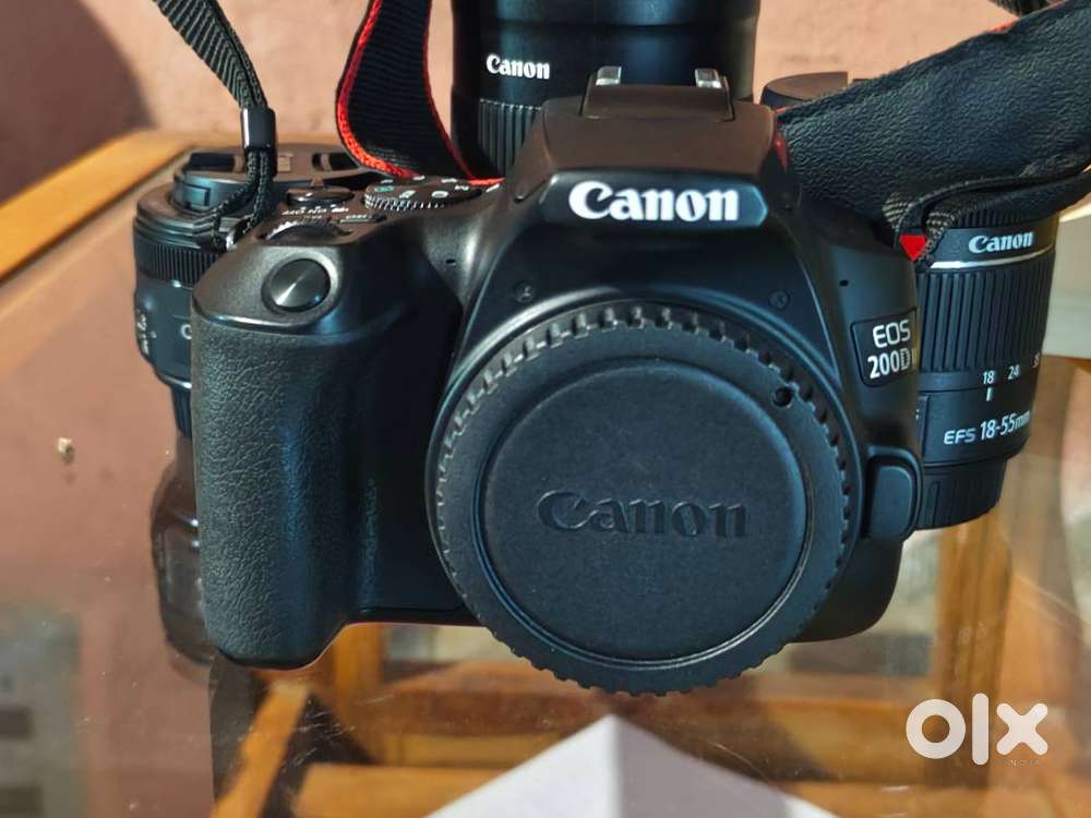 Canon 200 mari ii.with lens 18-55mm,55-250mm,50mm.