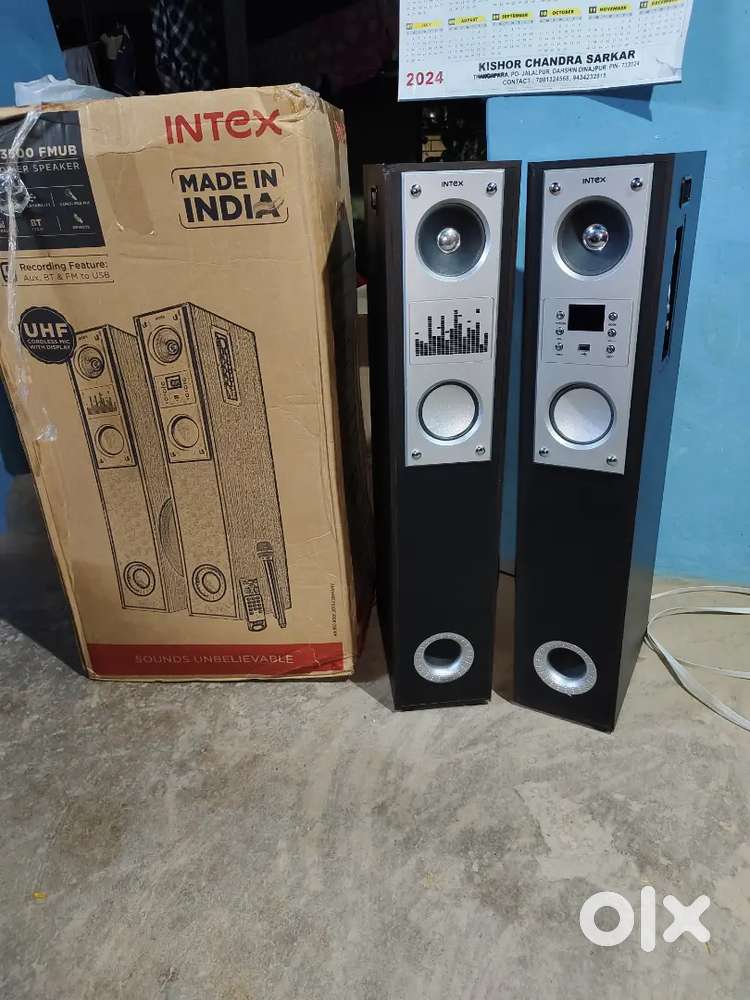 Intex tower speaker super mind conditions all accessories ache