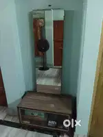Dressing unit with mirror and storage for sell