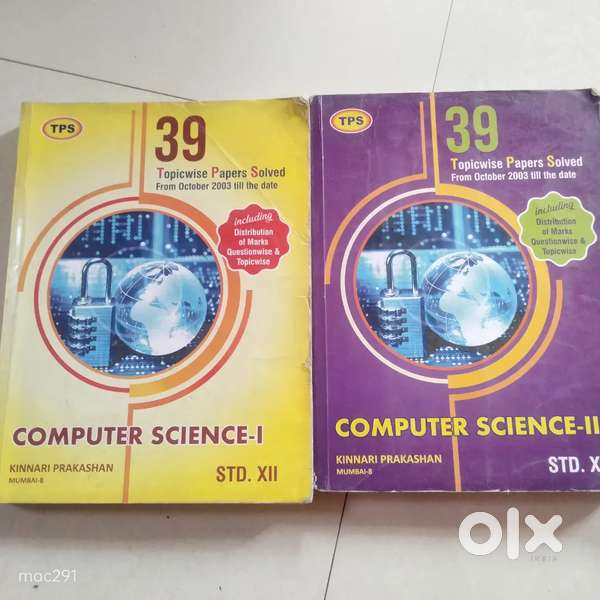 TPS Computer Science Books (set of 2) in 60 % dis MARKED QUESTIONS