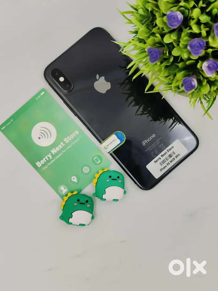 IPHONE XS 64GB STORAGE - SCRATCHLESS CONDITION MOBILE WITH BILL.