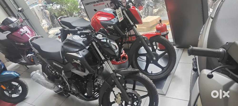 NEW TVS RAIDER JUST PAY 14000/