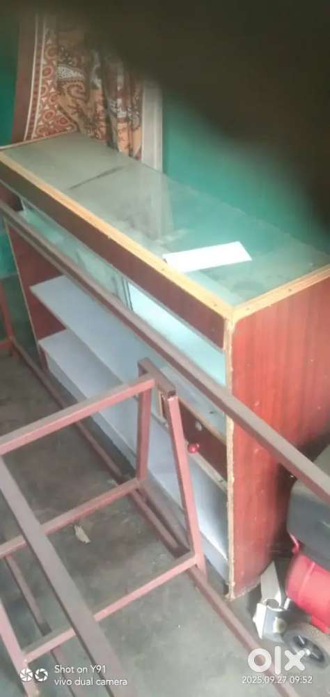 Glass rack and two iron rack